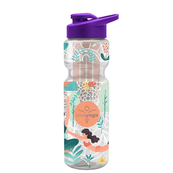 Champion 28 Oz. Transparent Bottle - Drink Thru Lid and Large... from ASI 40480 Koozie Group