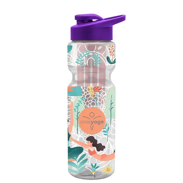 Champion 28 Oz. Transparent Bottle - Drink Thru Lid and Large... from ASI 40480 Koozie Group