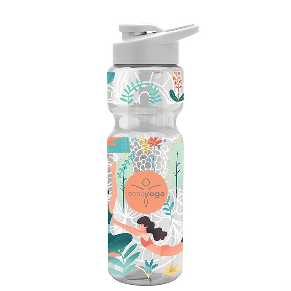 Champion 28 Oz. Transparent Bottle - Drink Thru Lid and Large... from ASI 40480 Koozie Group