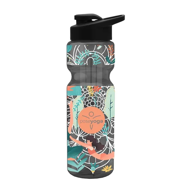 Champion 28 Oz. Transparent Bottle - Drink Thru Lid and Large... from ASI 40480 Koozie Group