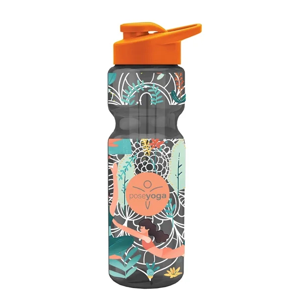 Champion 28 Oz. Transparent Bottle - Drink Thru Lid and Large... from ASI 40480 Koozie Group