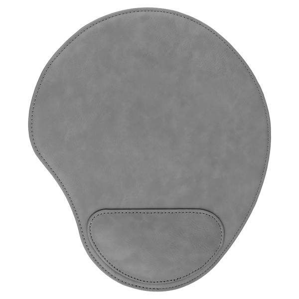 10 1/4" x 9" leatherette mouse pad with laser engraved imprinting.... from ASI 59080 Halls & Company