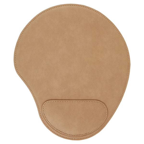 10 1/4" x 9" leatherette mouse pad with laser engraved imprinting.... from ASI 59080 Halls & Company