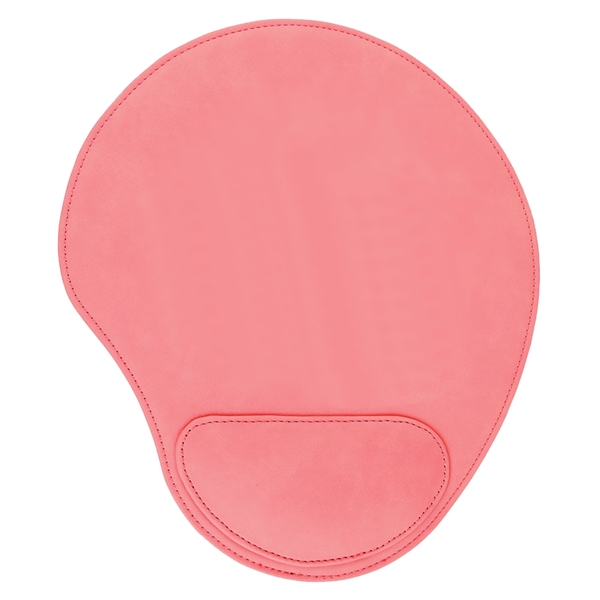 10 1/4" x 9" leatherette mouse pad with laser engraved imprinting.... from ASI 59080 Halls & Company
