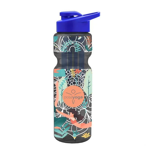 Champion 28 Oz. Transparent Bottle - Drink Thru Lid and Large... from ASI 40480 Koozie Group