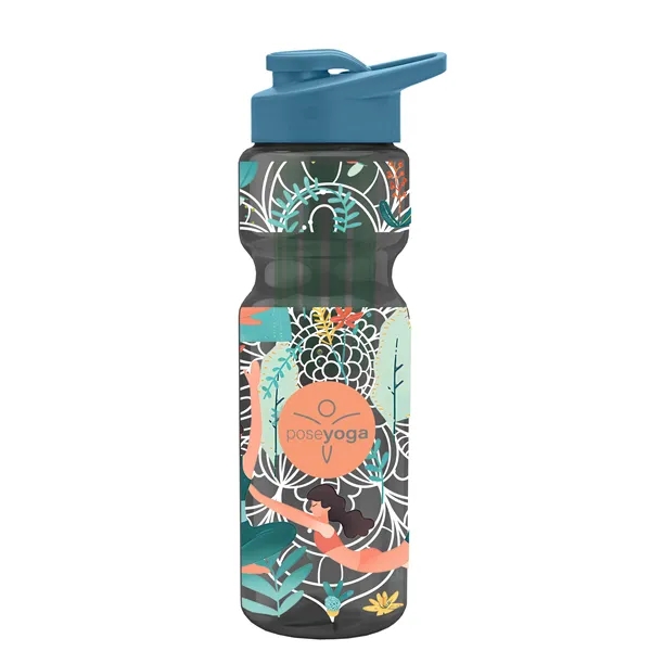 Champion 28 Oz. Transparent Bottle - Drink Thru Lid and Large... from ASI 40480 Koozie Group