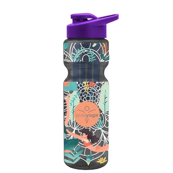 Champion 28 Oz. Transparent Bottle - Drink Thru Lid and Large... from ASI 40480 Koozie Group