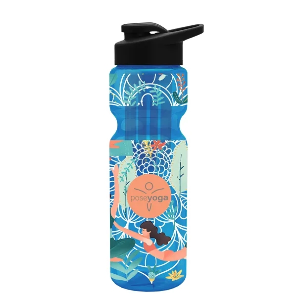 Champion 28 Oz. Transparent Bottle - Drink Thru Lid and Large... from ASI 40480 Koozie Group