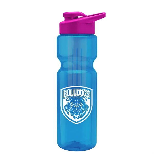 Champion 28 Oz. Transparent Bottle - Drink Thru Lid and Large... from ASI 40480 Koozie Group