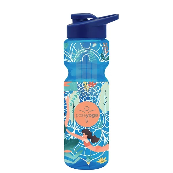 Champion 28 Oz. Transparent Bottle - Drink Thru Lid and Large... from ASI 40480 Koozie Group