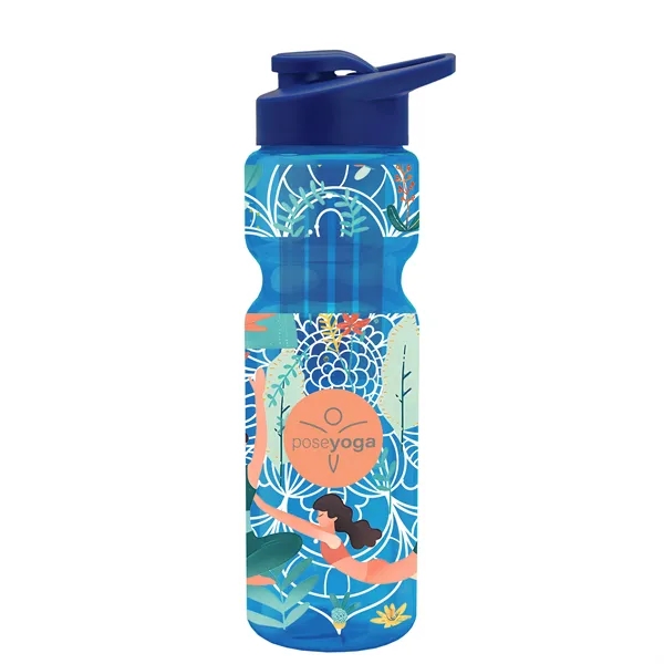 Champion 28 Oz. Transparent Bottle - Drink Thru Lid and Large... from ASI 40480 Koozie Group