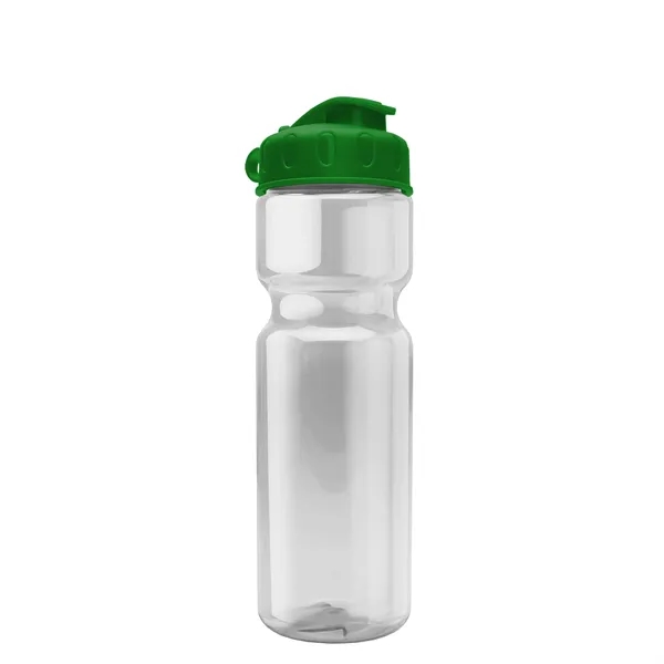 Transparent bottle with a flip top lid, 28 oz.... from ASI 40480 Koozie Group