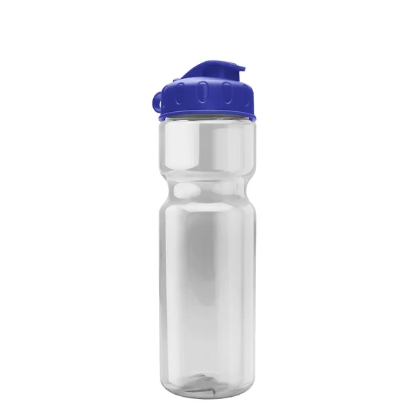 Transparent bottle with a flip top lid, 28 oz.... from ASI 40480 Koozie Group