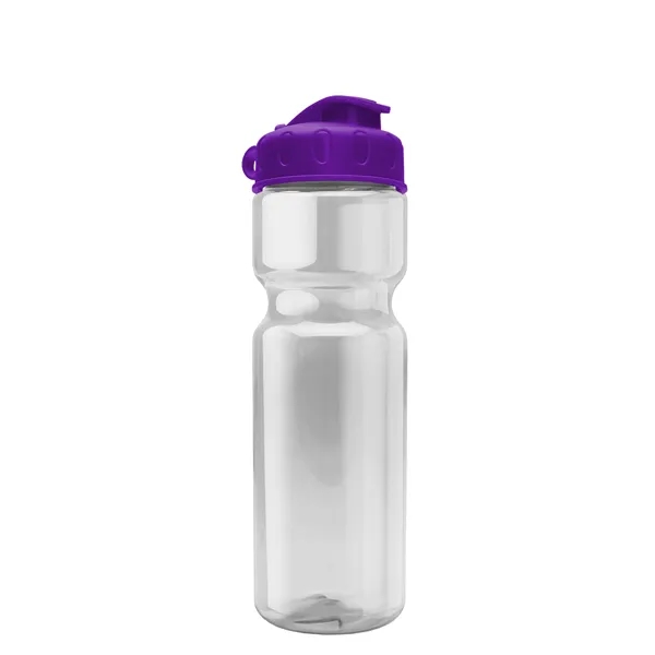 Transparent bottle with a flip top lid, 28 oz.... from ASI 40480 Koozie Group