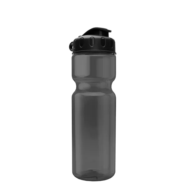 Transparent bottle with a flip top lid, 28 oz.... from ASI 40480 Koozie Group