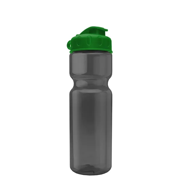 Transparent bottle with a flip top lid, 28 oz.... from ASI 40480 Koozie Group