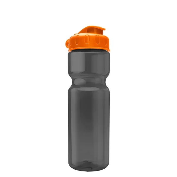 Transparent bottle with a flip top lid, 28 oz.... from ASI 40480 Koozie Group