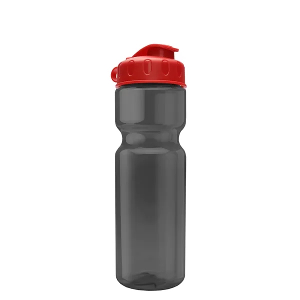Transparent bottle with a flip top lid, 28 oz.... from ASI 40480 Koozie Group