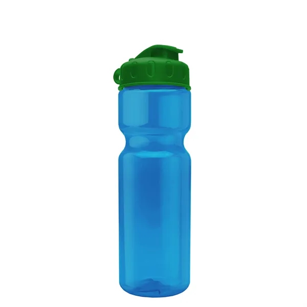 Transparent bottle with a flip top lid, 28 oz.... from ASI 40480 Koozie Group