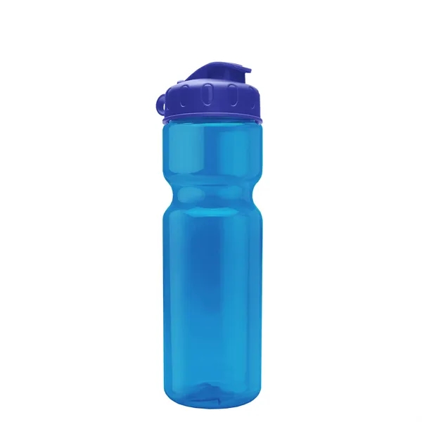 Transparent bottle with a flip top lid, 28 oz.... from ASI 40480 Koozie Group