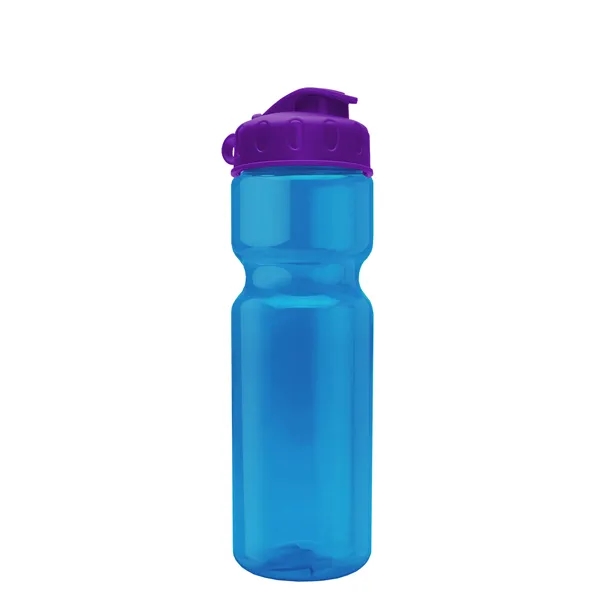 Transparent bottle with a flip top lid, 28 oz.... from ASI 40480 Koozie Group