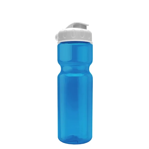 Transparent bottle with a flip top lid, 28 oz.... from ASI 40480 Koozie Group