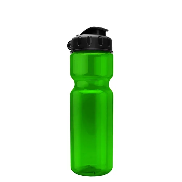 Transparent bottle with a flip top lid, 28 oz.... from ASI 40480 Koozie Group