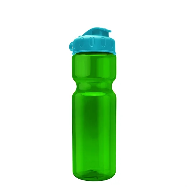 Transparent bottle with a flip top lid, 28 oz.... from ASI 40480 Koozie Group