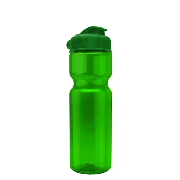 Transparent bottle with a flip top lid, 28 oz.... from ASI 40480 Koozie Group