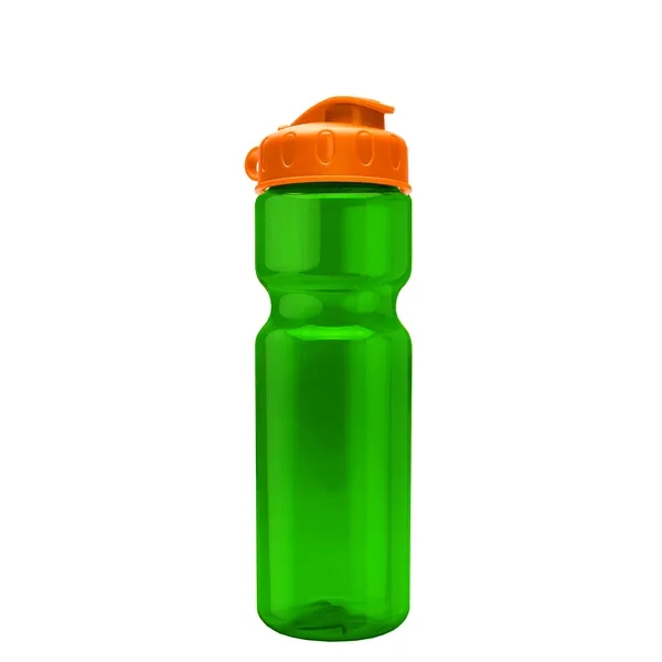 Transparent bottle with a flip top lid, 28 oz.... from ASI 40480 Koozie Group