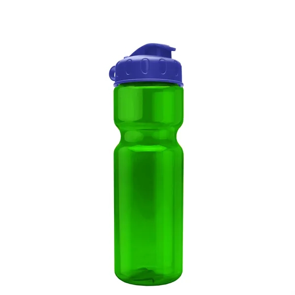 Transparent bottle with a flip top lid, 28 oz.... from ASI 40480 Koozie Group