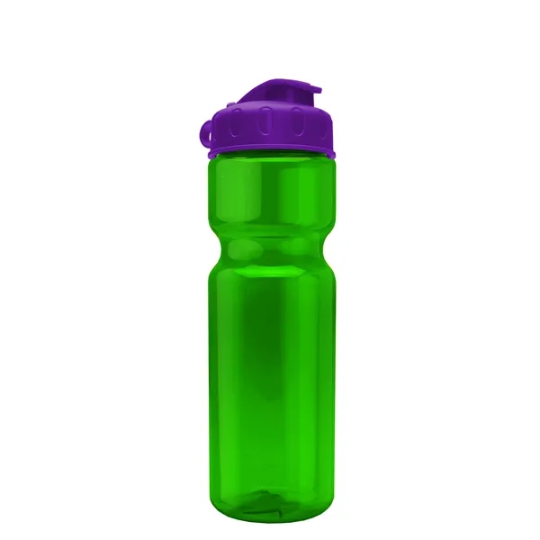 Transparent bottle with a flip top lid, 28 oz.... from ASI 40480 Koozie Group
