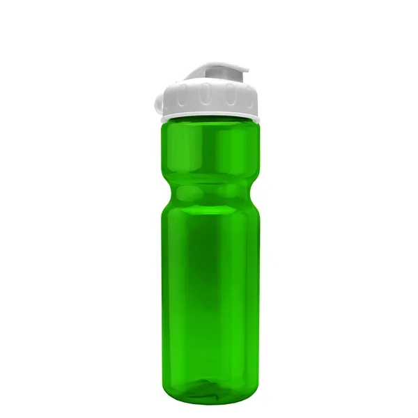 Transparent bottle with a flip top lid, 28 oz.... from ASI 40480 Koozie Group