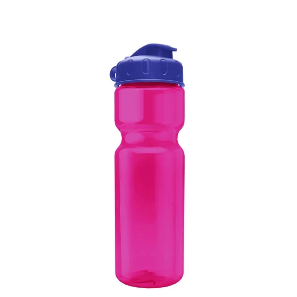 Transparent bottle with a flip top lid, 28 oz.... from ASI 40480 Koozie Group