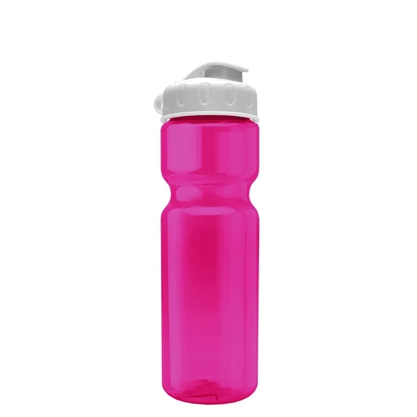 Transparent bottle with a flip top lid, 28 oz.... from ASI 40480 Koozie Group
