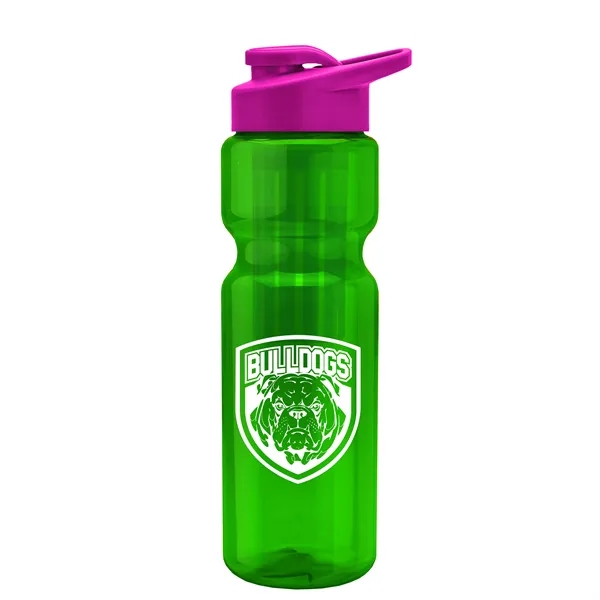 Champion 28 Oz. Transparent Bottle - Drink Thru Lid and Large... from ASI 40480 Koozie Group