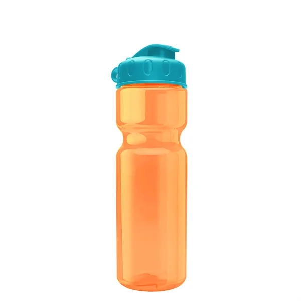 Transparent bottle with a flip top lid, 28 oz.... from ASI 40480 Koozie Group