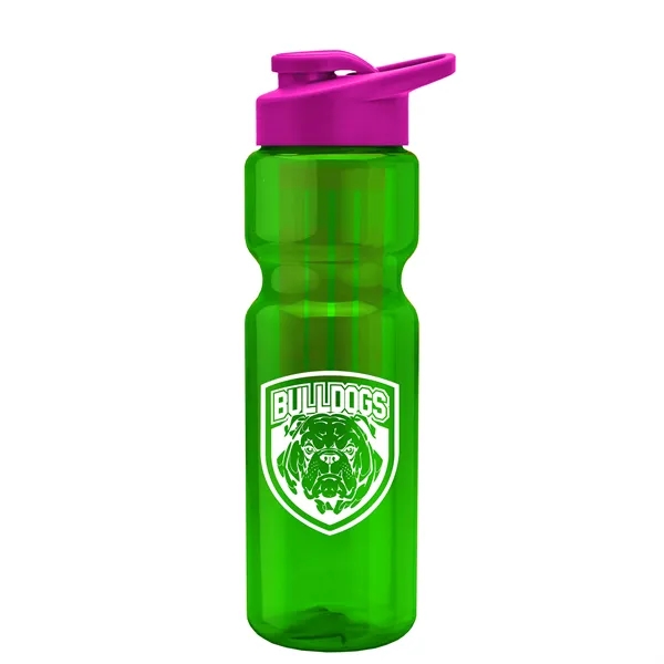 Champion 28 Oz. Transparent Bottle - Drink Thru Lid and Large... from ASI 40480 Koozie Group