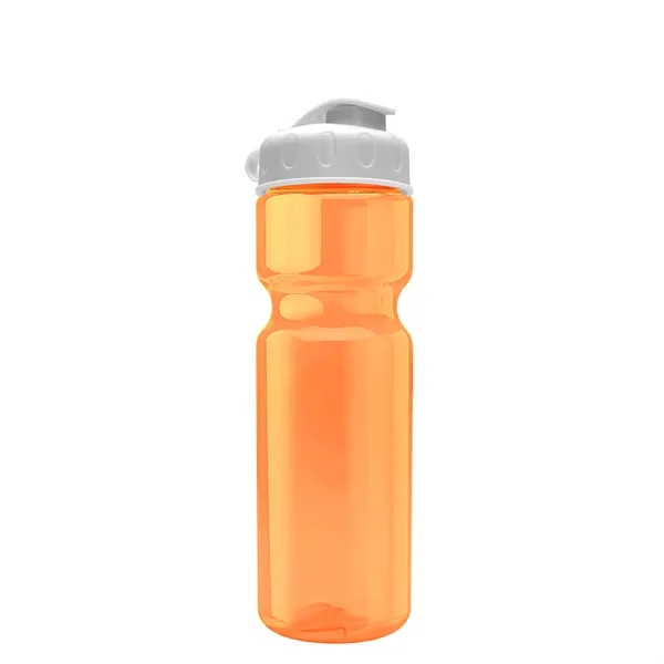 Transparent bottle with a flip top lid, 28 oz.... from ASI 40480 Koozie Group