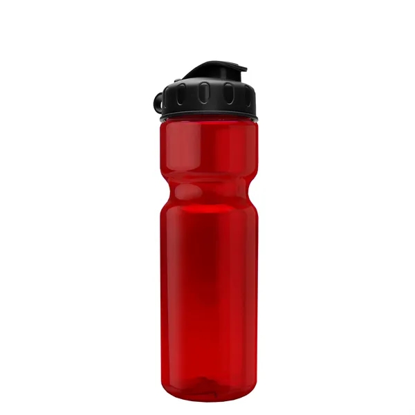 Transparent bottle with a flip top lid, 28 oz.... from ASI 40480 Koozie Group
