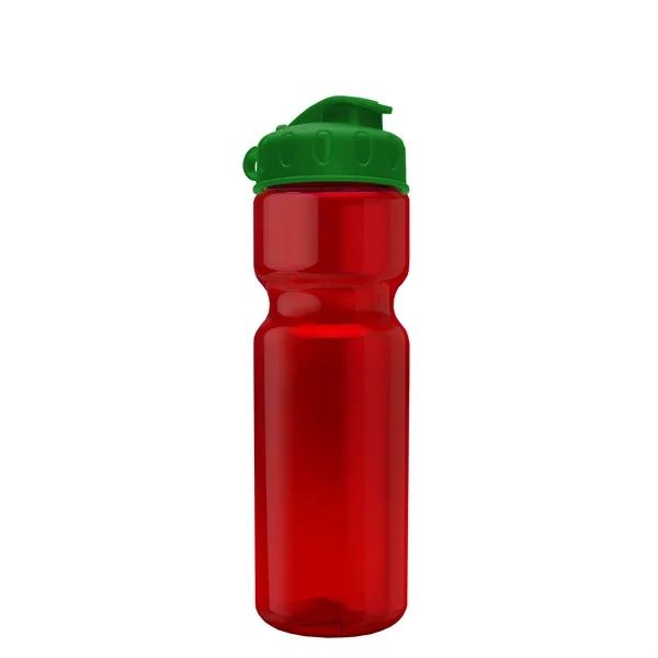 Transparent bottle with a flip top lid, 28 oz.... from ASI 40480 Koozie Group
