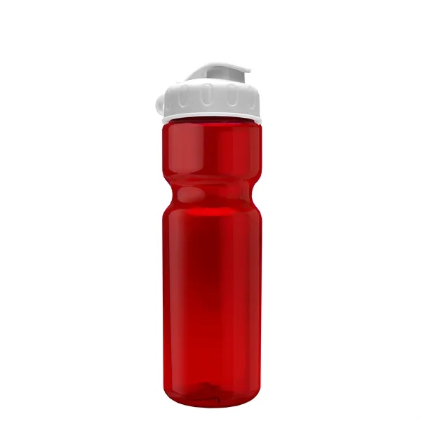 Transparent bottle with a flip top lid, 28 oz.... from ASI 40480 Koozie Group
