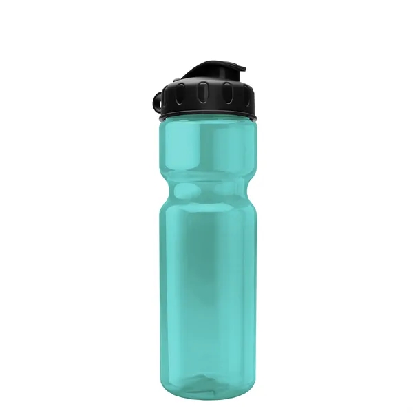 Transparent bottle with a flip top lid, 28 oz.... from ASI 40480 Koozie Group