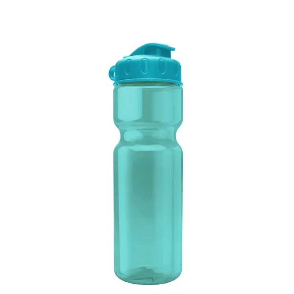 Transparent bottle with a flip top lid, 28 oz.... from ASI 40480 Koozie Group