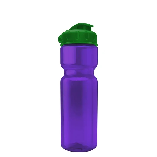 Transparent bottle with a flip top lid, 28 oz.... from ASI 40480 Koozie Group