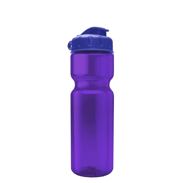 Transparent bottle with a flip top lid, 28 oz.... from ASI 40480 Koozie Group