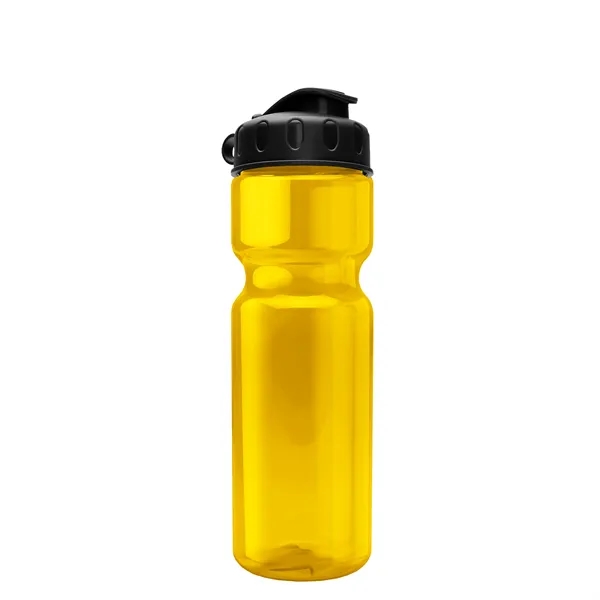 Transparent bottle with a flip top lid, 28 oz.... from ASI 40480 Koozie Group