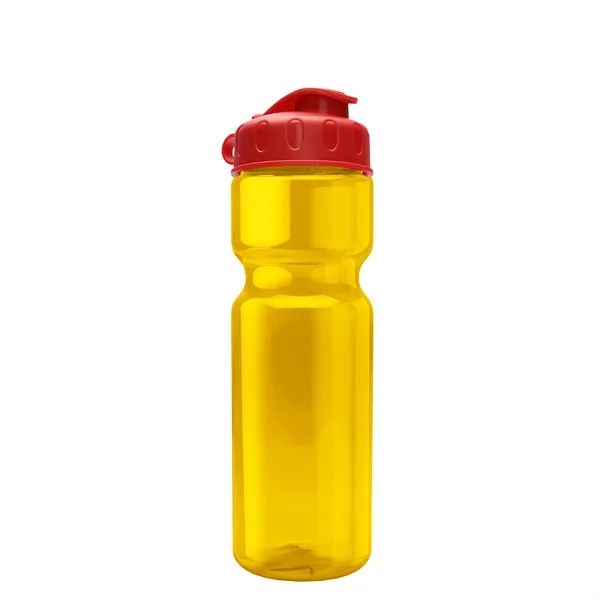 Transparent bottle with a flip top lid, 28 oz.... from ASI 40480 Koozie Group