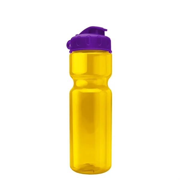 Transparent bottle with a flip top lid, 28 oz.... from ASI 40480 Koozie Group