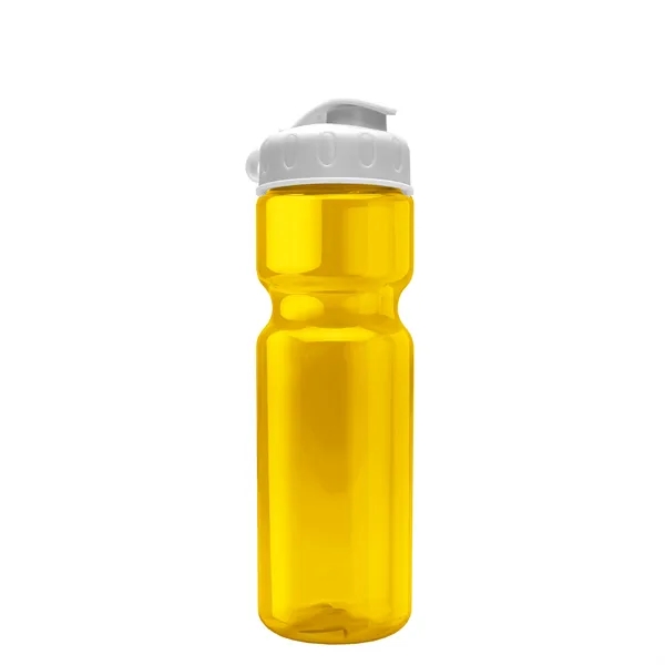 Transparent bottle with a flip top lid, 28 oz.... from ASI 40480 Koozie Group
